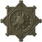 Ekena Millwork Antilles Ceiling Medallion (Fits Canopies up to 6"), Hand-Painted Spartan Stone, 38 1/4"OD x 1 1/2"P CM38ANSSF - alternate 1